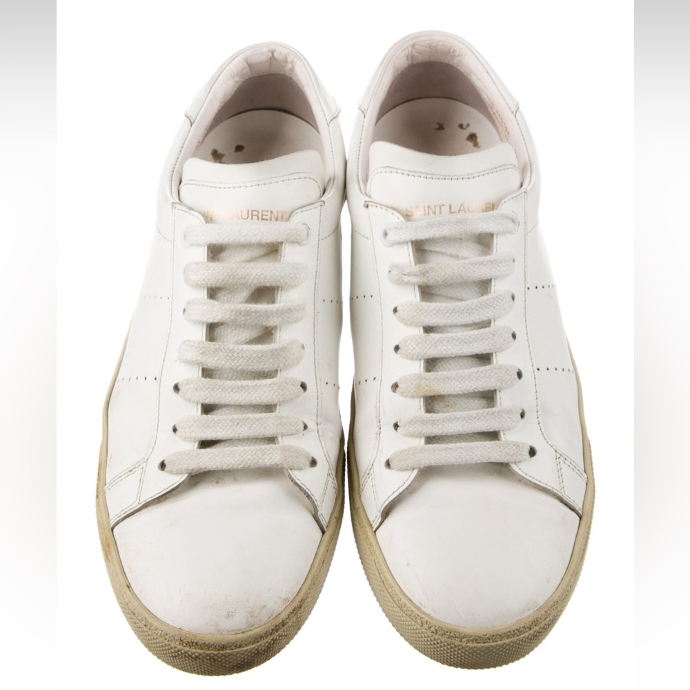 Saint Laurent White Sneakers - size 8 / 38
